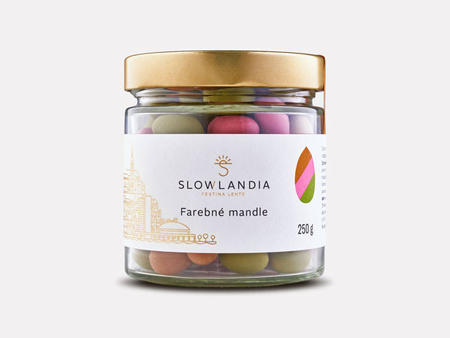 Mandeln in Vollmilchschokolade 250g SLOWLANDIA