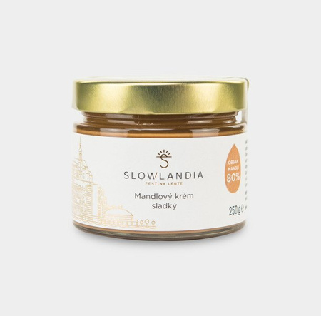 Krem ​​migdałowy słodki 250g SLOWLANDIA